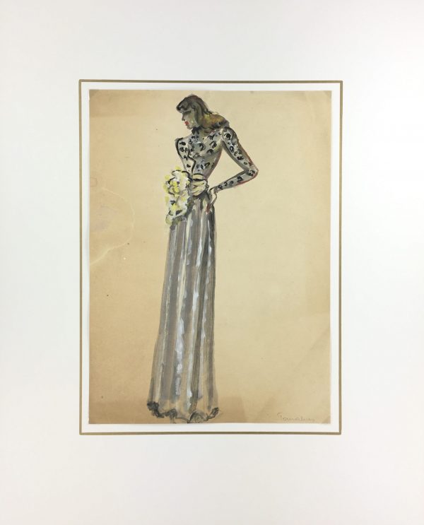 Fashion Original Art - Fashion, Gisele Tanalias, c.1975