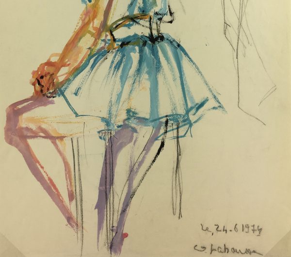 Fashion Original Art - Fashion, G. Lachausse, 1974