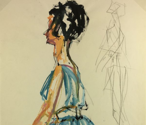 Fashion Original Art - Fashion, G. Lachausse, 1974