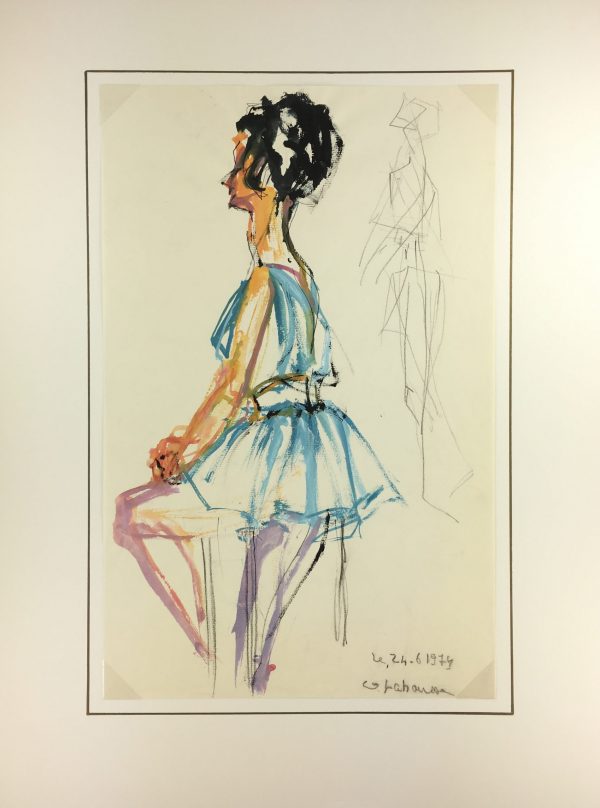 Fashion Original Art - Fashion, G. Lachausse, 1974