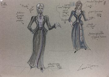 Fashion Original Art - Theater, Bella, c.1980