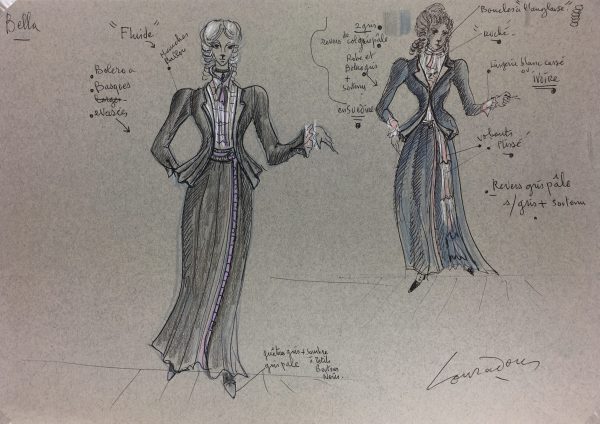 Fashion Original Art - Theater, Bella, c.1980