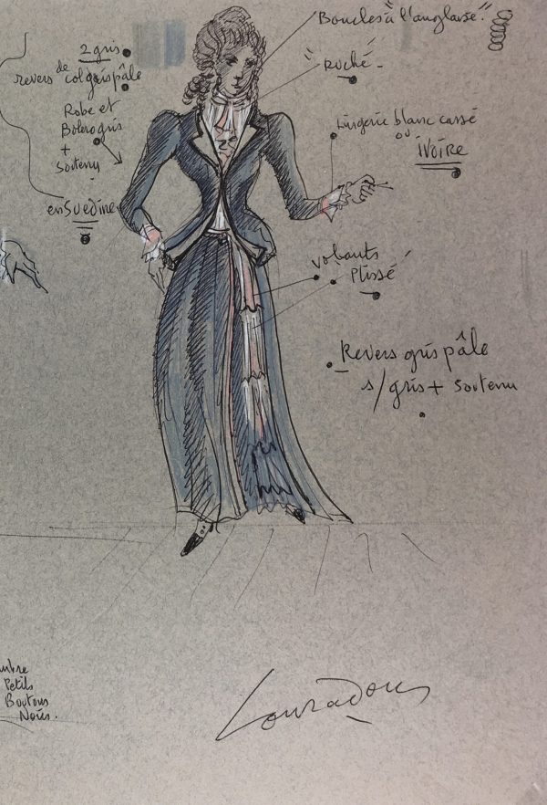 Fashion Original Art - Theater, Bella, c.1980
