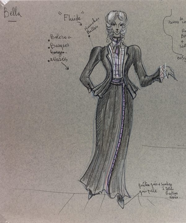 Fashion Original Art - Theater, Bella, c.1980