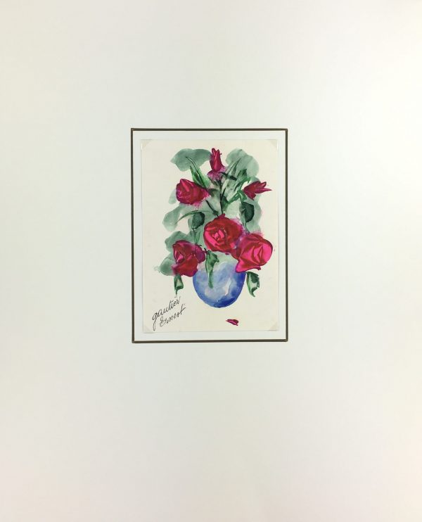 Flowers & Plants Original Art - Roses, Ernest Gauthier, 1971