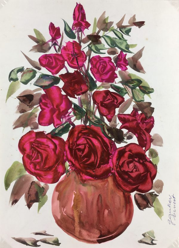 Flowers & Plants Original Art - Roses, Ernest Gauthier, 1971