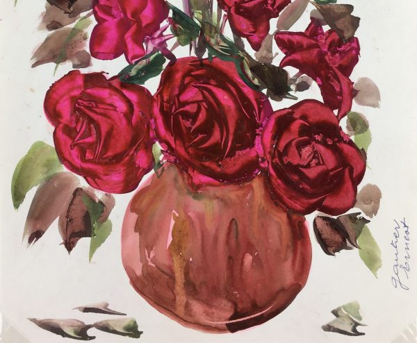 Flowers & Plants Original Art - Roses, Ernest Gauthier, 1971