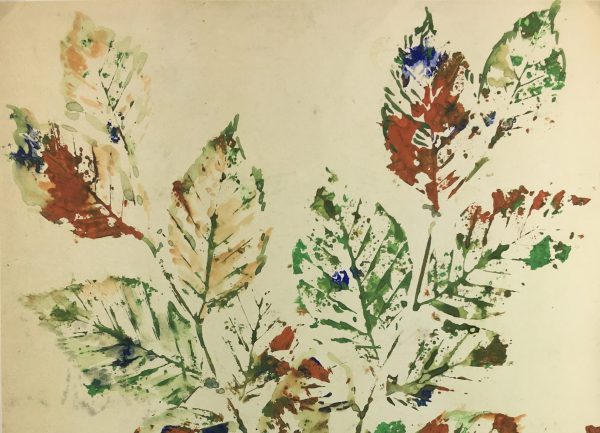 Flowers & Plants Original Art - Gouache - Leaves, c.1950
