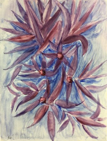 Flowers & Plants Original Art - Flowers, Fischer, c.1960