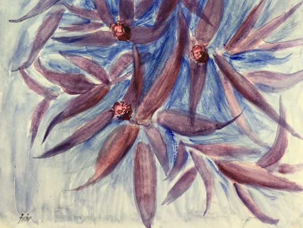 Flowers & Plants Original Art - Flowers, Fischer, c.1960