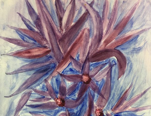 Flowers & Plants Original Art - Flowers, Fischer, c.1960