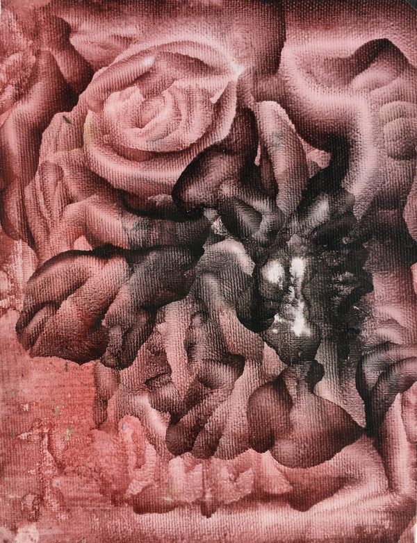 Flowers & Plants Original Art - Rose Abstract, F. Fortoul, 2020