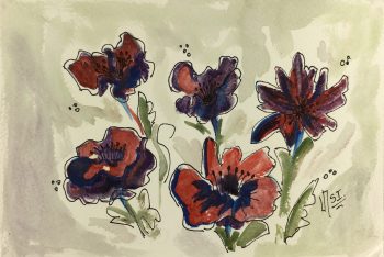 Flowers & Plants Original Art - Live Flowers, Merida, 2011