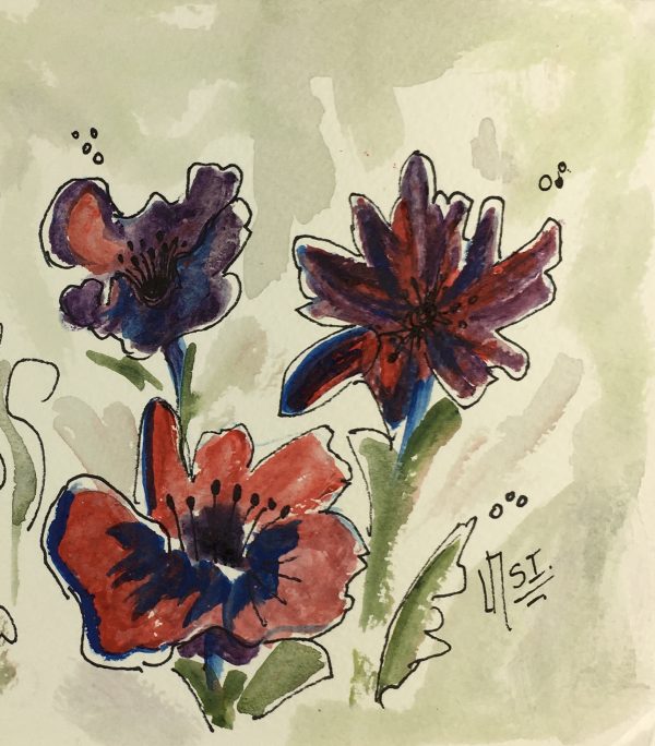 Flowers & Plants Original Art - Live Flowers, Merida, 2011