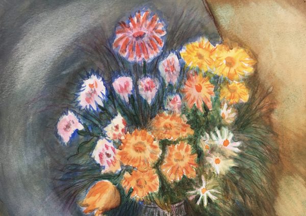 Flowers & Plants Original Art - Still Life, Fischer, c.1960
