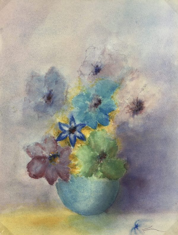 Flowers & Plants Original Art - Still Life, French, c.1990