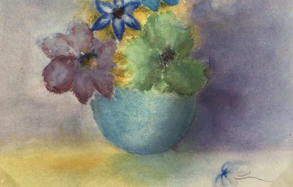 Flowers & Plants Original Art - Still Life, French, c.1990