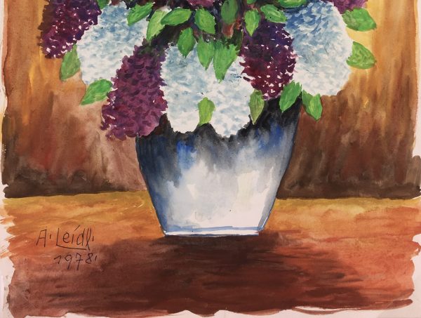 Flowers & Plants Original Art - Still Life, Albert Liedl, 1978