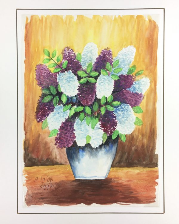 Flowers & Plants Original Art - Still Life, Albert Liedl, 1978