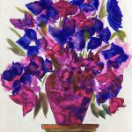 Flowers & Plants Original Art - Roses, Ernest Gauthier, 1971