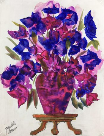 Flowers & Plants Original Art - Roses, Ernest Gauthier, 1971
