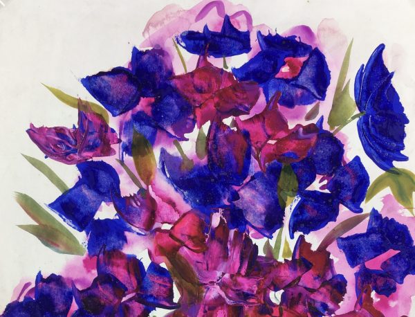 Flowers & Plants Original Art - Roses, Ernest Gauthier, 1971