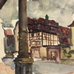 France Original Art - Colombages, c.1930