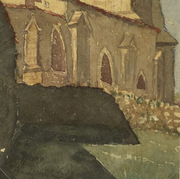 France Original Art - Loire Valley, France, Sauvain, 1922