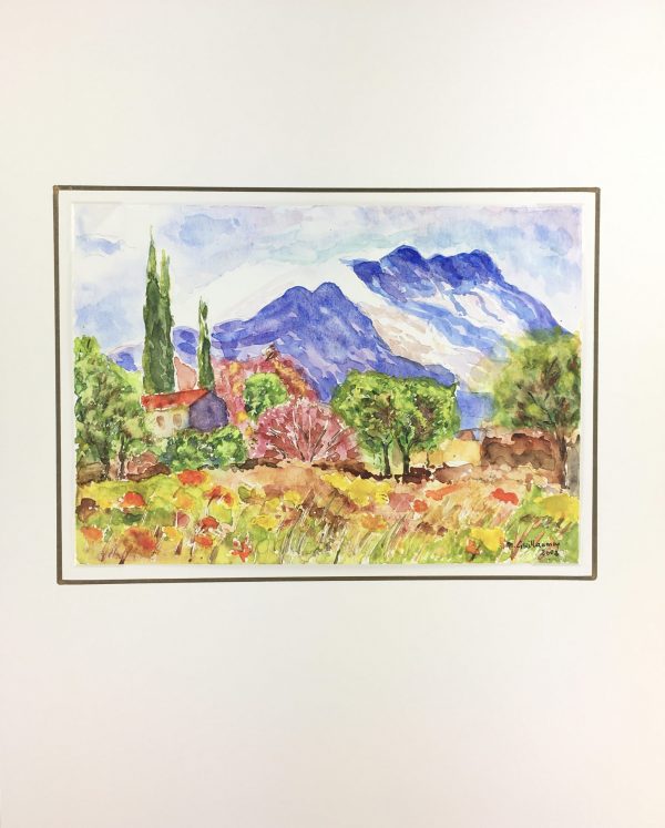 France Original Art - French Countryside, M. Guillaumey,