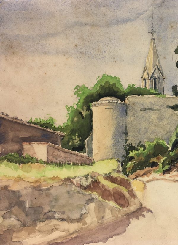 France Original Art - Hunter, M. Barnouin, c.1930