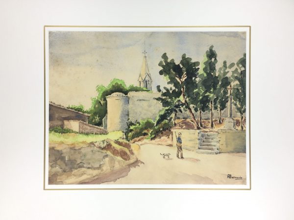France Original Art - Hunter, M. Barnouin, c.1930