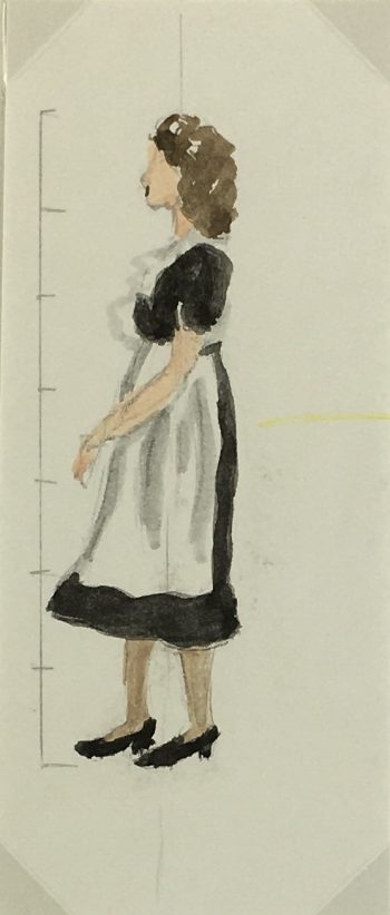 Great Britain/UK Original Art - English Watercolor - Woman, 2000s
