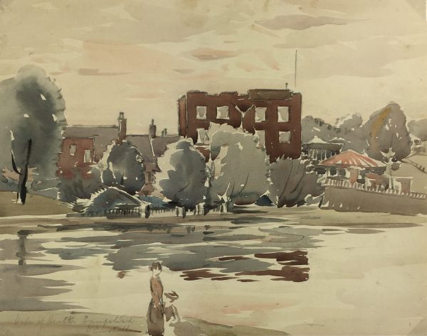 Great Britain/UK Original Art - London, B. Cristall (Hampstead), c.1950