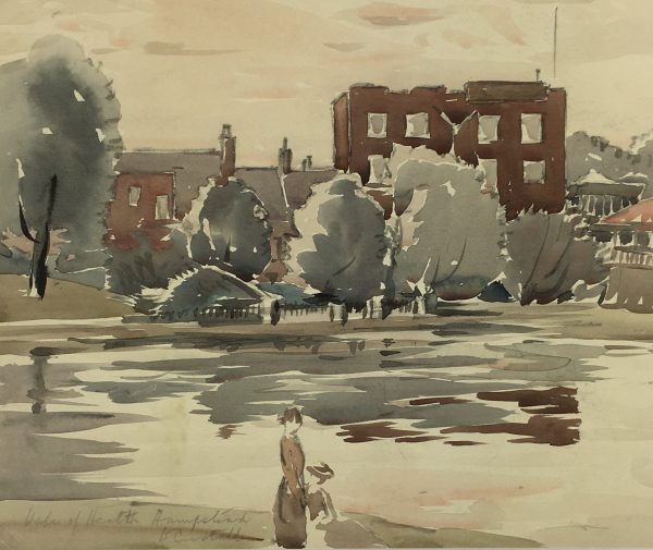 Great Britain/UK Original Art - London, B. Cristall (Hampstead), c.1950