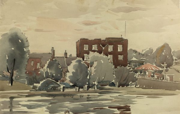 Great Britain/UK Original Art - London, B. Cristall (Hampstead), c.1950