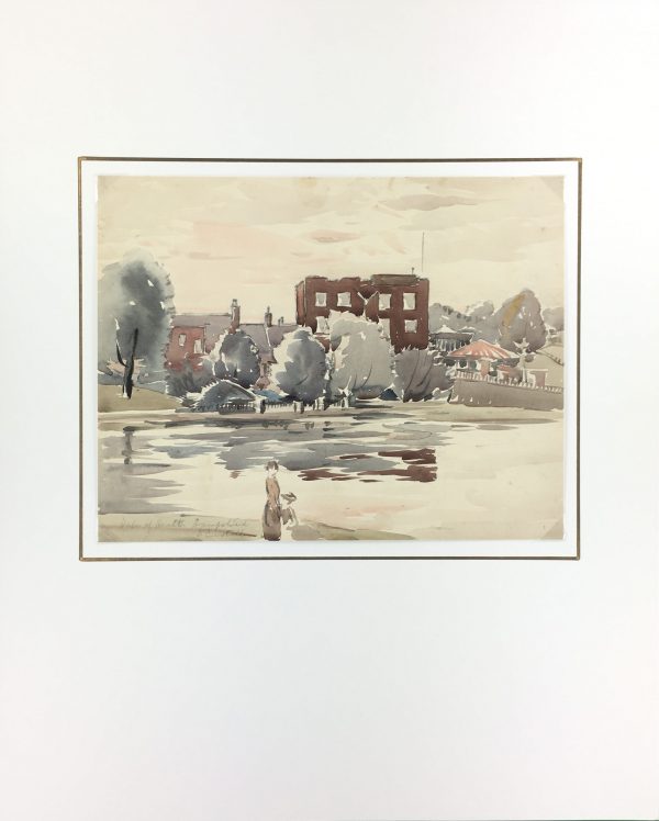 Great Britain/UK Original Art - London, B. Cristall (Hampstead), c.1950