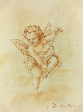 Italy Original Art - Cherub, Silvano Chellini, 2012