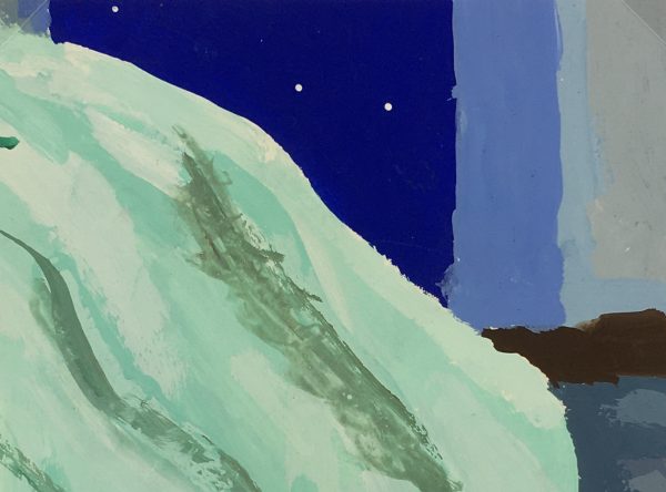 Abstract Modern Original Art - Fold, French, c.1970