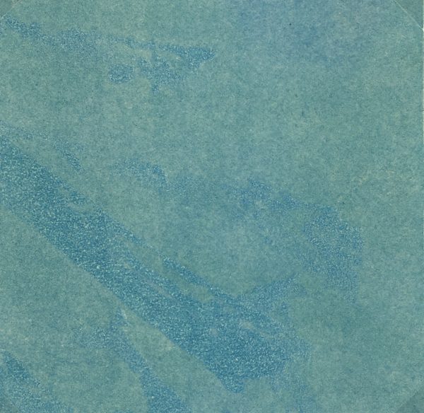 Abstract Modern Original Art - Aqua Swirls, Kismine Varner, c.1980