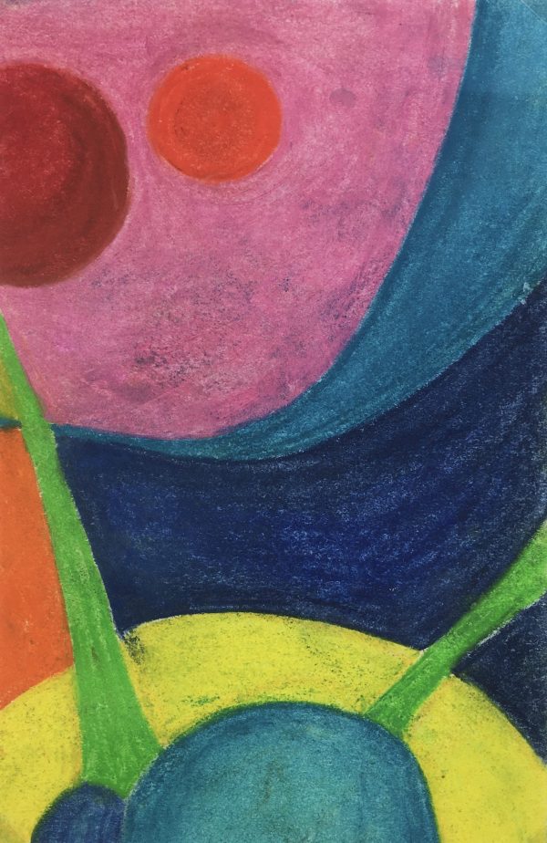 Abstract Modern Original Art - Otherworldly, Rose G., 2000s