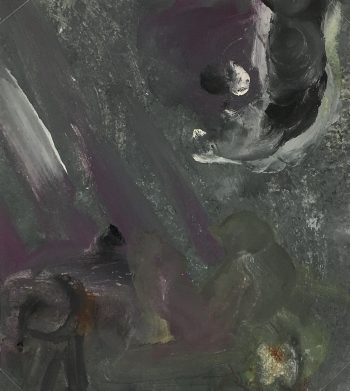 Abstract Modern Original Art - Magenta Orb, French, 2000s