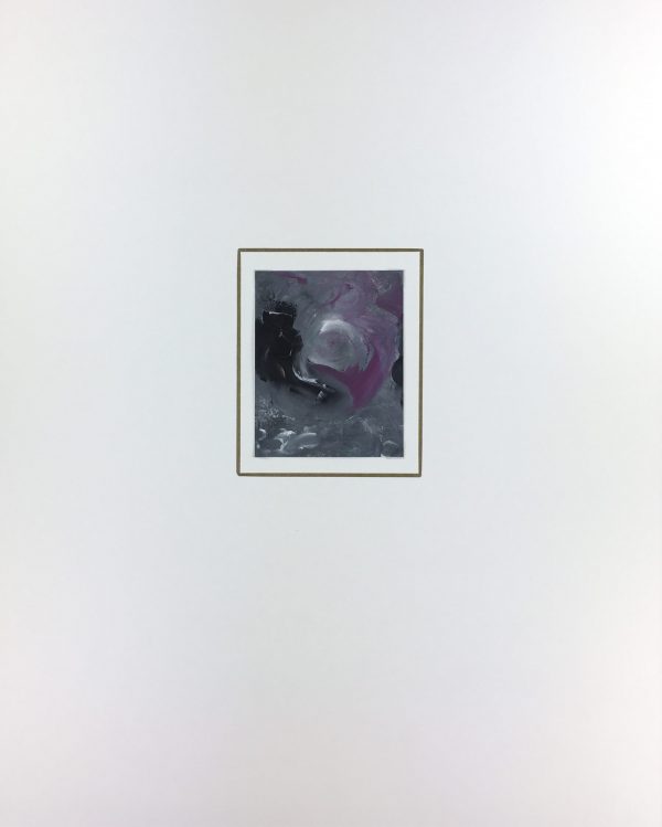 Abstract Modern Original Art - Magenta Orb, French, 2000s