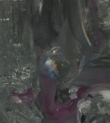 Abstract Modern Original Art - Magenta Orb, French, 2000s