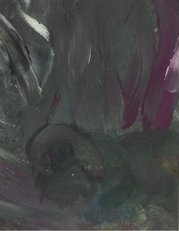 Abstract Modern Original Art - Magenta Orb, French, 2000s