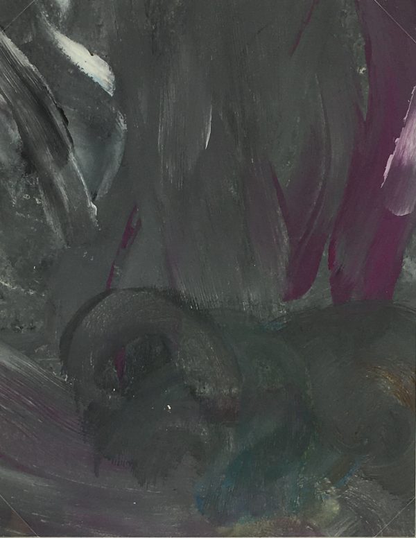Abstract Modern Original Art - Magenta Orb, French, 2000s