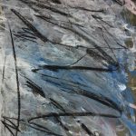 Abstract Modern Original Art - Bleu Paysage, Eric Brault, 1990