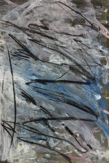 Abstract Modern Original Art - Bleu Paysage, Eric Brault, 1990