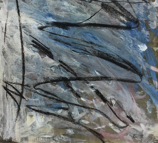 Abstract Modern Original Art - Bleu Paysage, Eric Brault, 1990