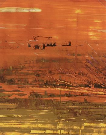 Abstract Modern Original Art - Earthen Abstract, French, 