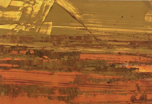Abstract Modern Original Art - Earthen Abstract, French,